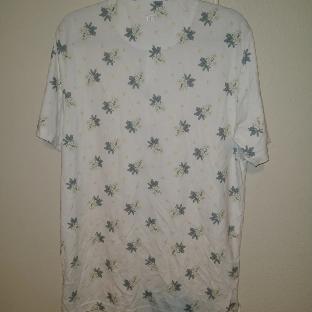 Travis Mathew Arbor Wave Polo Short Sleeve Golf Shirt Men's sz Large. - Picture 2 of 8